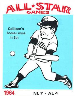 1974 Laughlin All-Star Games #64 John Callison - 1964 Front