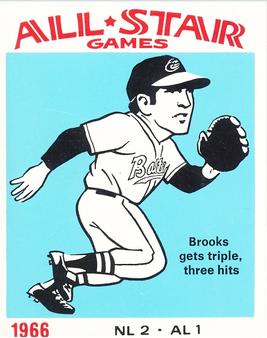 1974 Laughlin All-Star Games #66 Brooks Robinson - 1966 Front