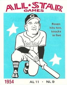 1974 Laughlin All-Star Games #54 Al Rosen - 1954 Front