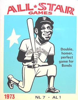1974 Laughlin All-Star Games #73 Bobby Bonds - 1973 Front