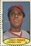1974 Topps Stamps #NNO Tony Perez Front