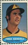1974 Topps Stamps #NNO Fred Kendall Front