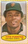 1974 Topps Stamps #NNO Tito Fuentes Front
