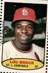 1974 Topps Stamps #NNO Lou Brock Front