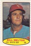 1974 Topps Stamps #NNO Bill Melton Front