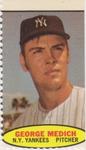 1974 Topps Stamps #NNO George Medich Front