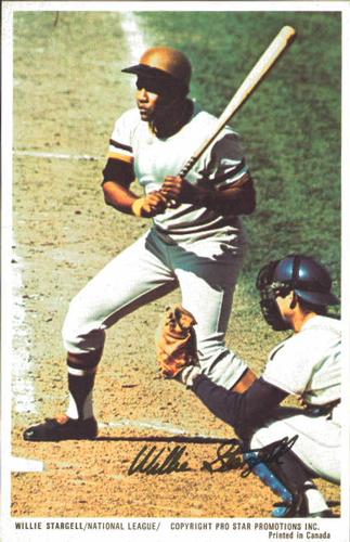 1972 Pro Stars Postcards #NNO Willie Stargell Front