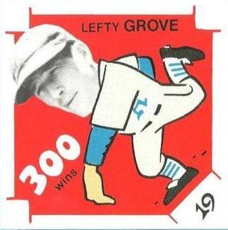 1980 Laughlin The 300/.400/500 Club #19 Lefty Grove Front