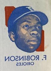 1971 Topps Tattoos #NNO Frank Robinson Front