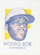 1971 Topps Tattoos #NNO Bob Gibson Front