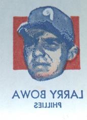 1971 Topps Tattoos #NNO Larry Bowa Front