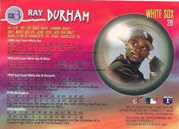 1995 Stadium Club - Crystal Ball #CB3 Ray Durham Back