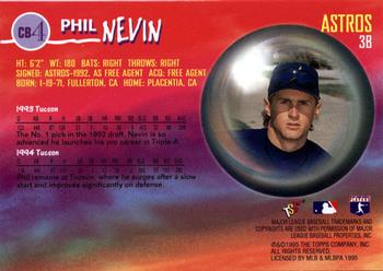 1995 Stadium Club - Crystal Ball #CB4 Phil Nevin Back
