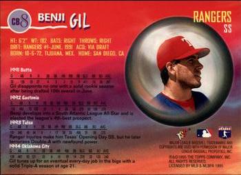 1995 Stadium Club - Crystal Ball #CB8 Benji Gil Back