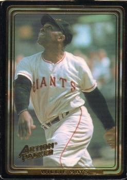 1993 Amoco/Coca-Cola Action Packed All-Star Gallery #14 Willie Mays Front
