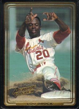 1993 Amoco/Coca-Cola Action Packed All-Star Gallery #2 Lou Brock Front