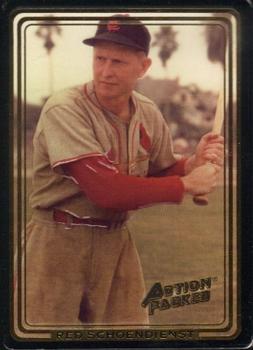 1993 Amoco/Coca-Cola Action Packed All-Star Gallery #4 Red Schoendienst Front