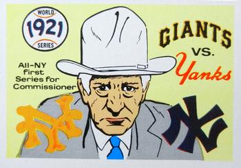 1970 Fleer World Series #18 1921 - Giants vs. Yankees - Kenesaw Landis Front