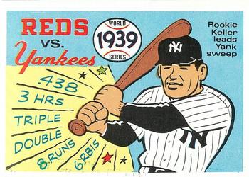 1970 Fleer World Series #36 1939 - Reds vs. Yankees - Charlie Keller Front