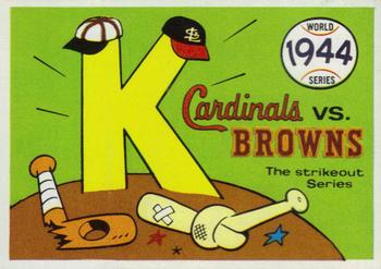 1970 Fleer World Series #41 1944 - Cardinals vs. Browns Front