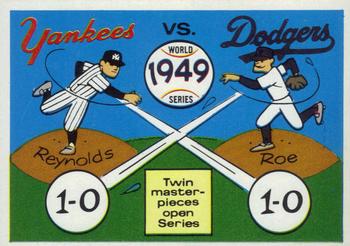 1970 Fleer World Series #46 1949 - Yankees vs. Dodgers - Allie Reynolds / Preacher Roe Front