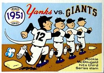 1970 Fleer World Series #48 1951 - Yankees vs. Giants - Gil McDougald Front