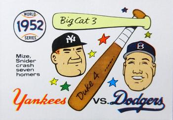 1970 Fleer World Series #49 1952 - Yankees vs. Dodgers - Johnny Mize / Duke Snider Front