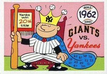 1970 Fleer World Series #59 1962 - Giants vs. Yankees Front