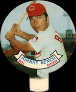 1970 Topps Candy Lid #NNO Johnny Bench Front