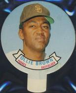 1970 Topps Candy Lid #NNO Ollie Brown Front