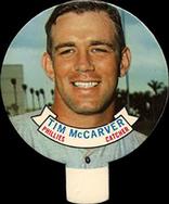 1970 Topps Candy Lid #NNO Tim McCarver Front