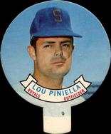 1970 Topps Candy Lid #NNO Lou Piniella Front