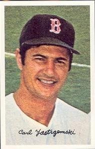 1969-70 MLB/MLBPA Baseball Stars Photostamps #NNO Carl Yastrzemski Front