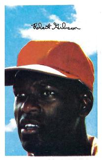 1969-70 MLB/MLBPA Baseball Stars Photostamps #NNO Bob Gibson Front