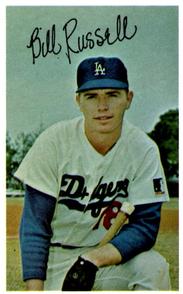 1969-70 MLB/MLBPA Baseball Stars Photostamps #NNO Bill Russell Front