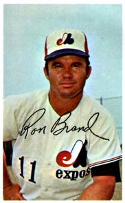 1969-70 MLB/MLBPA Baseball Stars Photostamps #NNO Ron Brand Front