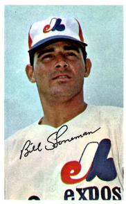 1969-70 MLB/MLBPA Baseball Stars Photostamps #NNO Bill Stoneman Front