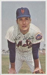 1969-70 MLB/MLBPA Baseball Stars Photostamps #NNO Al Weis Front