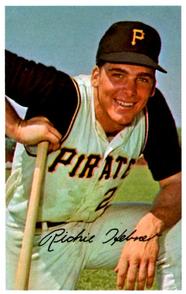 1969-70 MLB/MLBPA Baseball Stars Photostamps #NNO Richie Hebner Front
