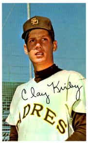 1969-70 MLB/MLBPA Baseball Stars Photostamps #NNO Clay Kirby Front