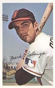 1969-70 MLB/MLBPA Baseball Stars Photostamps #NNO Mark Belanger Front