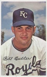 1969-70 MLB/MLBPA Baseball Stars Photostamps #NNO Bill Butler Front