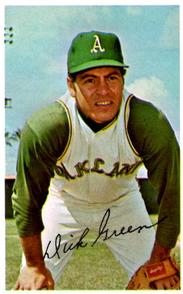 1969-70 MLB/MLBPA Baseball Stars Photostamps #NNO Dick Green Front
