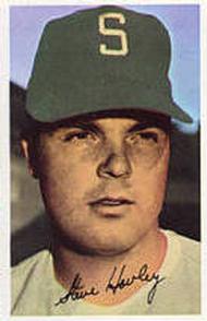 1969-70 MLB/MLBPA Baseball Stars Photostamps #NNO Steve Hovley Front