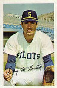 1969-70 MLB/MLBPA Baseball Stars Photostamps #NNO Jerry McNertney Front