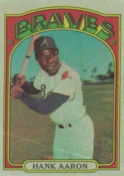 1972 Topps Cloth Test #NNO Hank Aaron Front