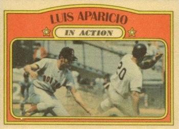 1972 Topps Cloth Test #NNO Luis Aparicio Front