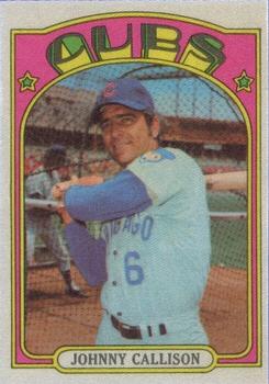1972 Topps Cloth Test #NNO Johnny Callison Front