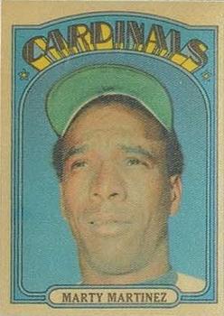 1972 Topps Cloth Test #NNO Marty Martinez Front