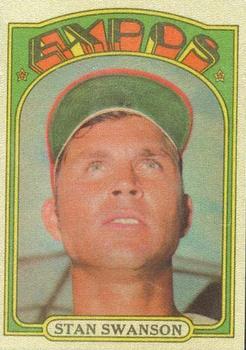 1972 Topps Cloth Test #NNO Stan Swanson Front